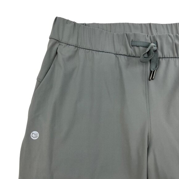 G Gradual Women’s Drawstring Straight Leg Pants Gray L NWT Sport Lounge - Picture 4 of 9